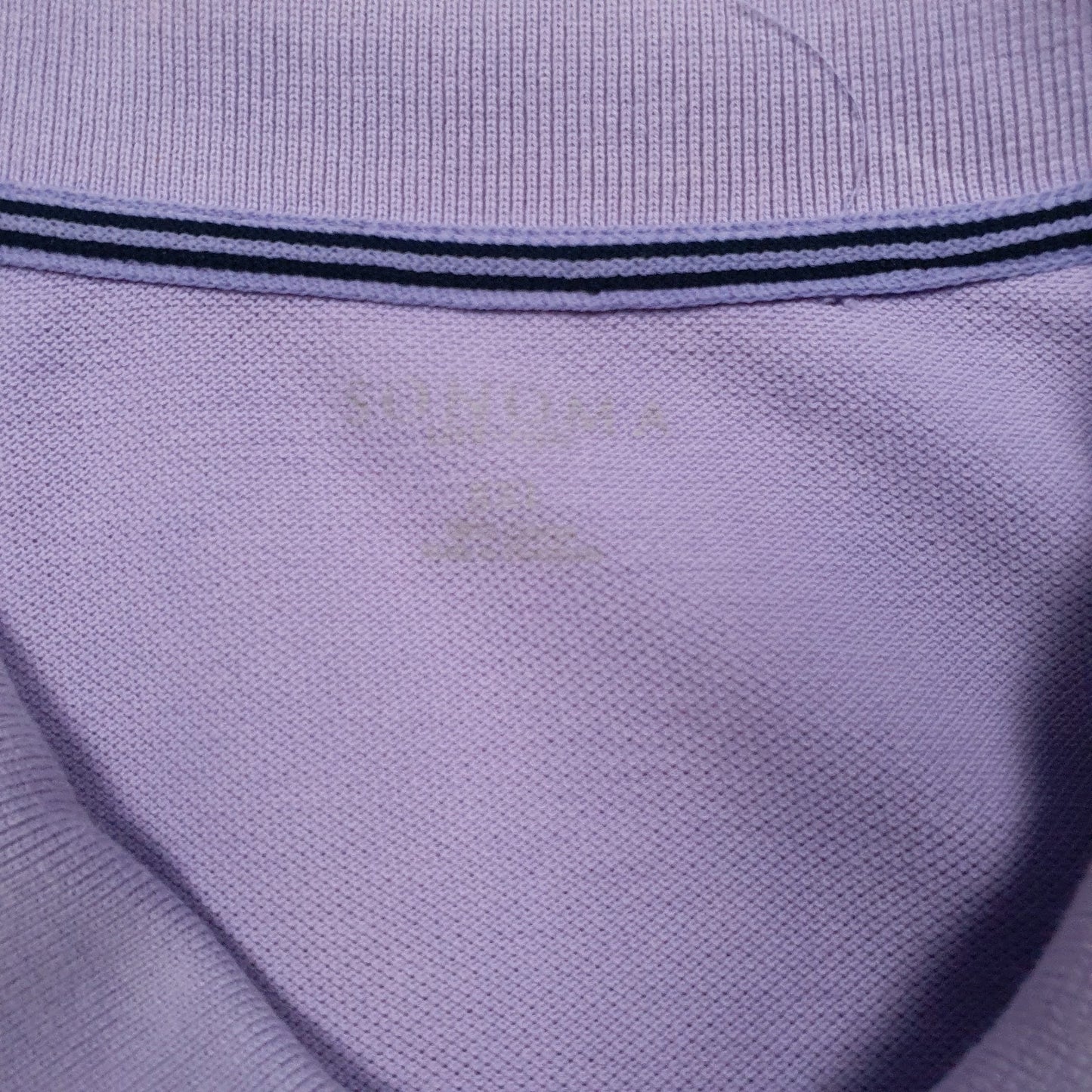 Mens Purple Sonoma   Polo Shirt