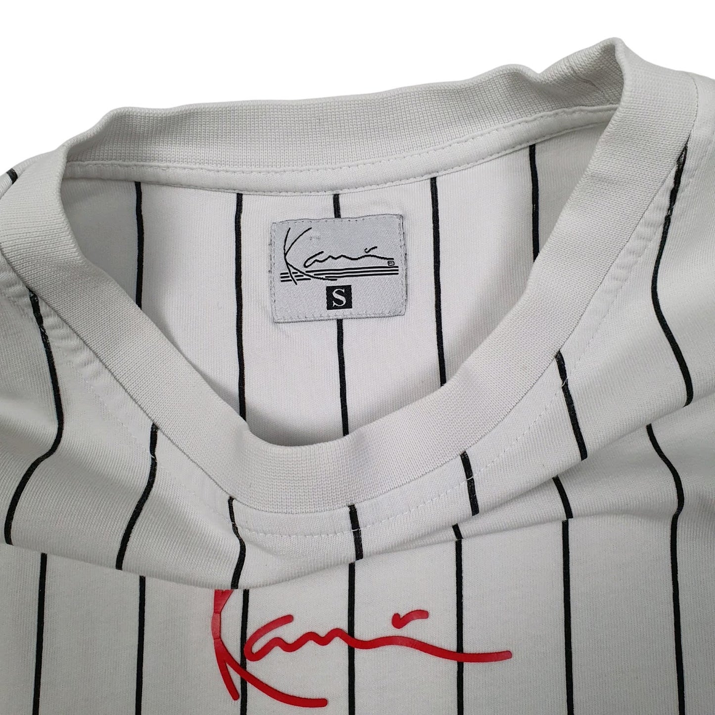 Mens White Karl Kani   T Shirt