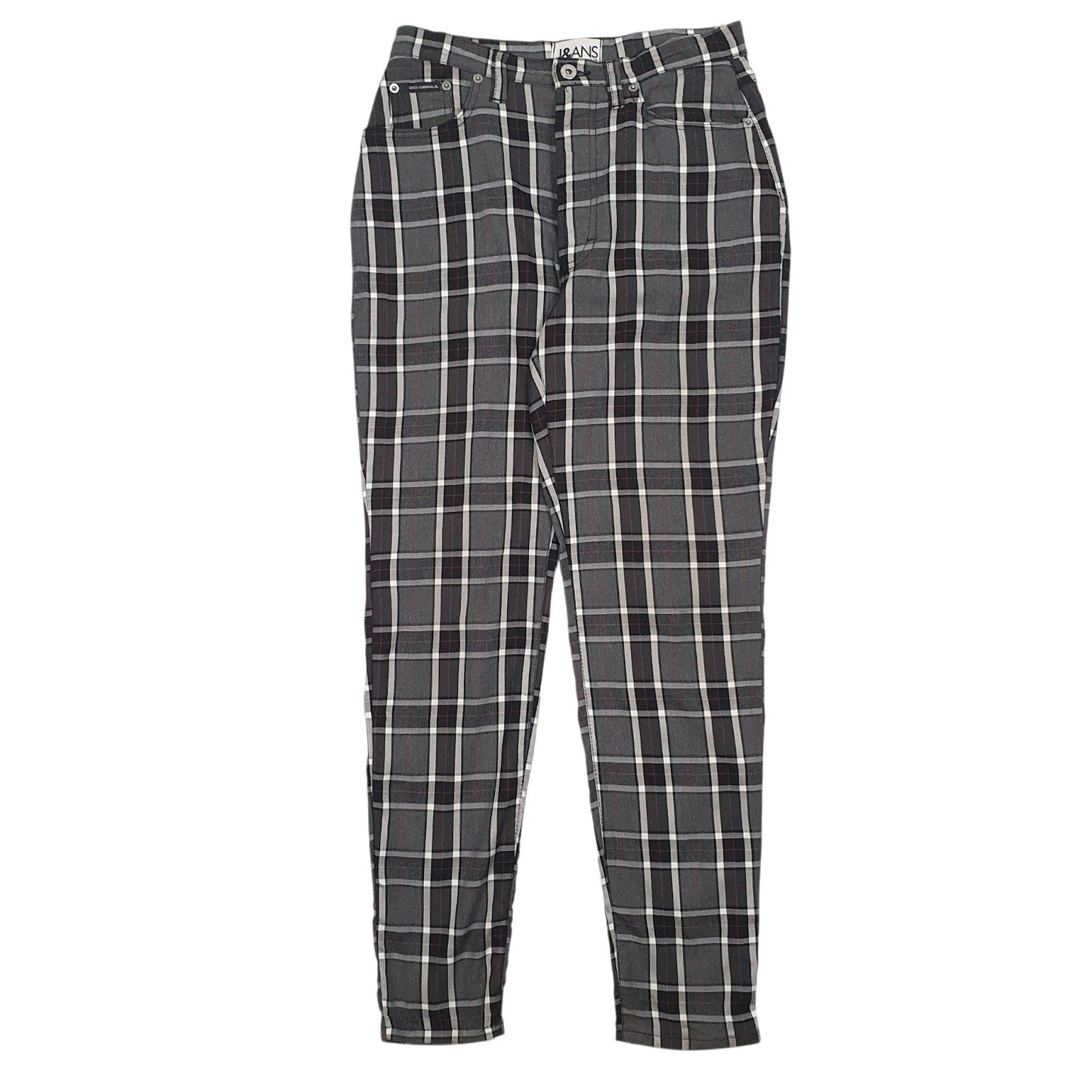 Womens Grey Dolce and Gabbana Plaid Chino Trousers