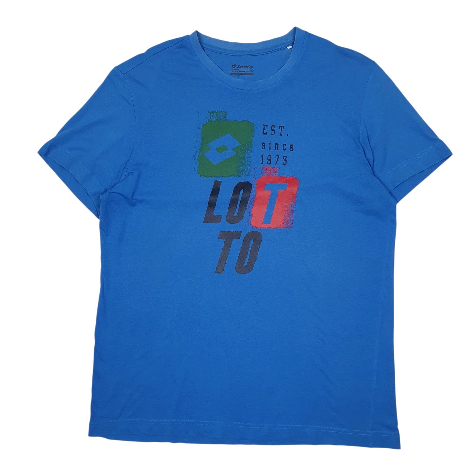 Mens Blue Lotto  Short Sleeve T Shirt
