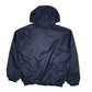 Mens Navy Reebok Reversible Fleece Lined Hoodie Coat