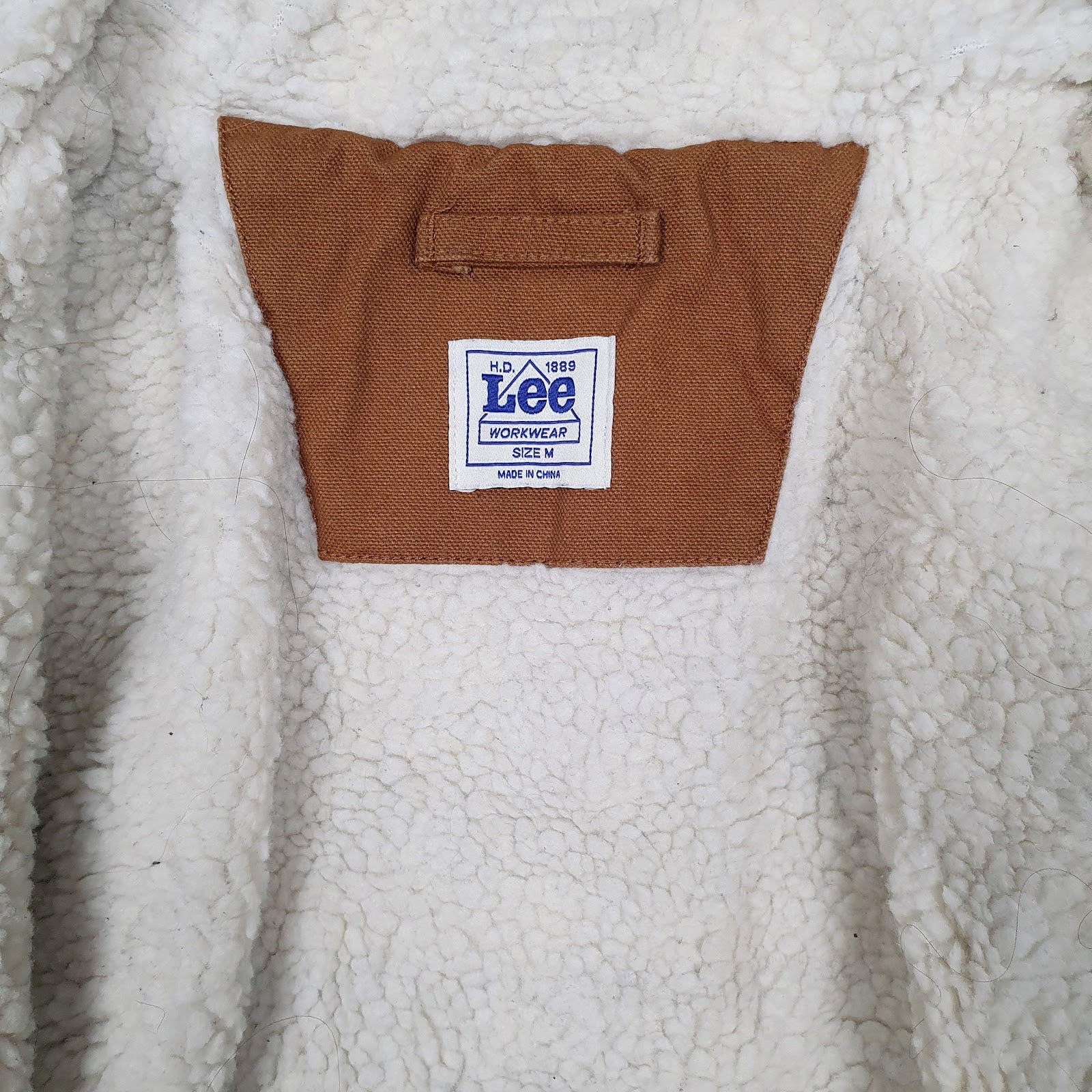Mens Brown Lee Sherpa Lined Active  Coat