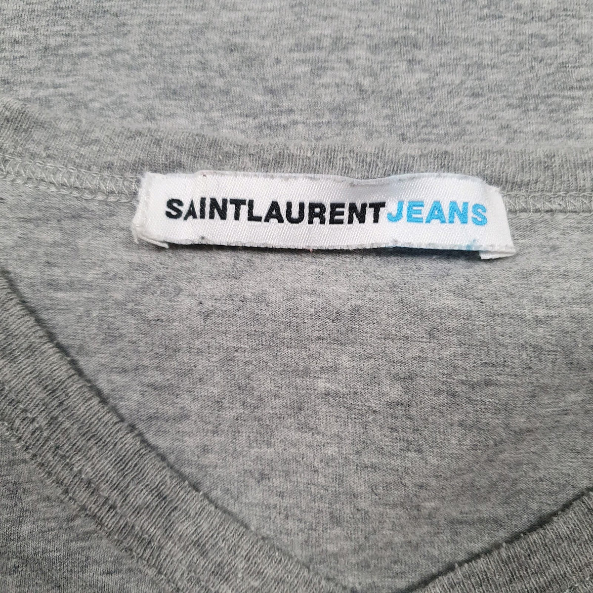 Mens Grey Yves Saint Laurent   T Shirt