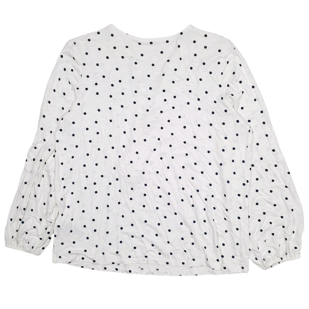Womens White M&S Polka Dot Low Cut  T Shirt