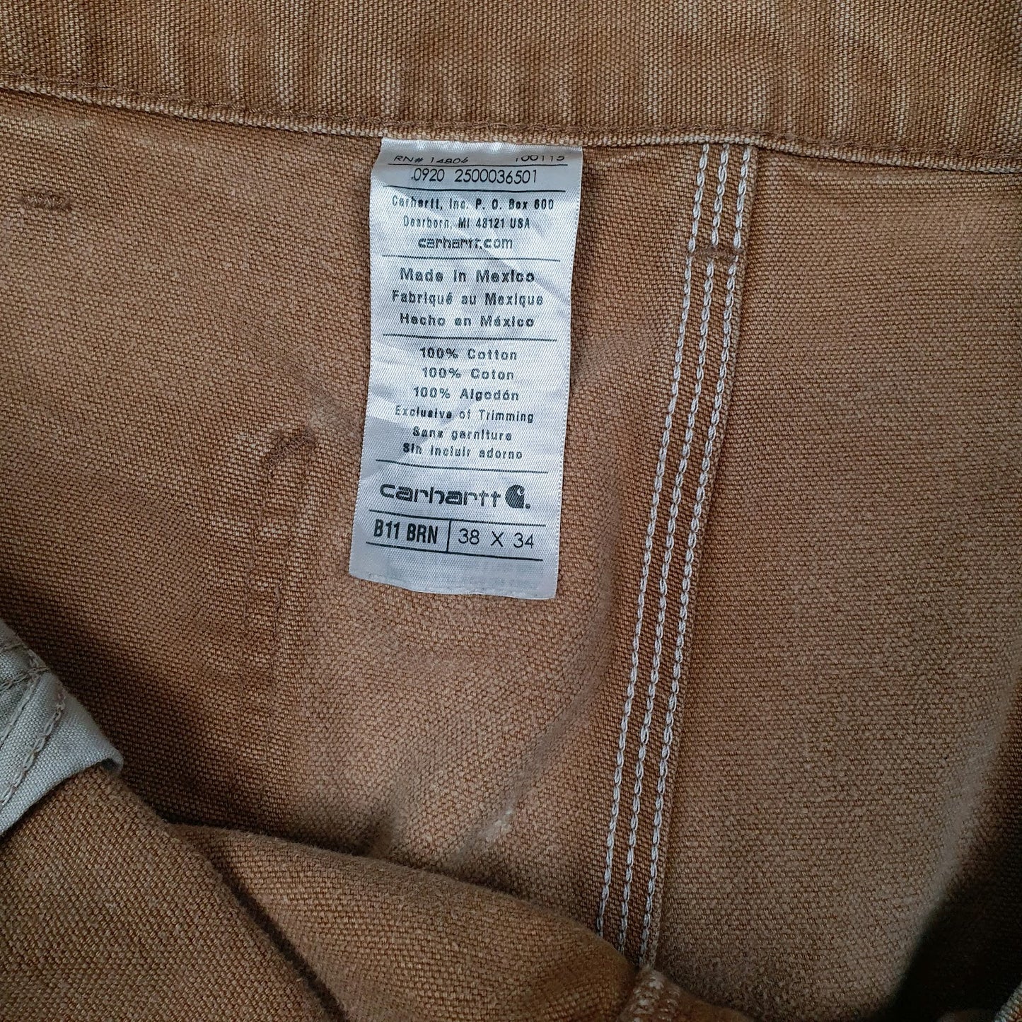 Mens Beige Carhartt B11  Trousers