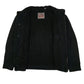 Mens Black Levis Military Bomber Windbreaker Sherpa Lined  Coat