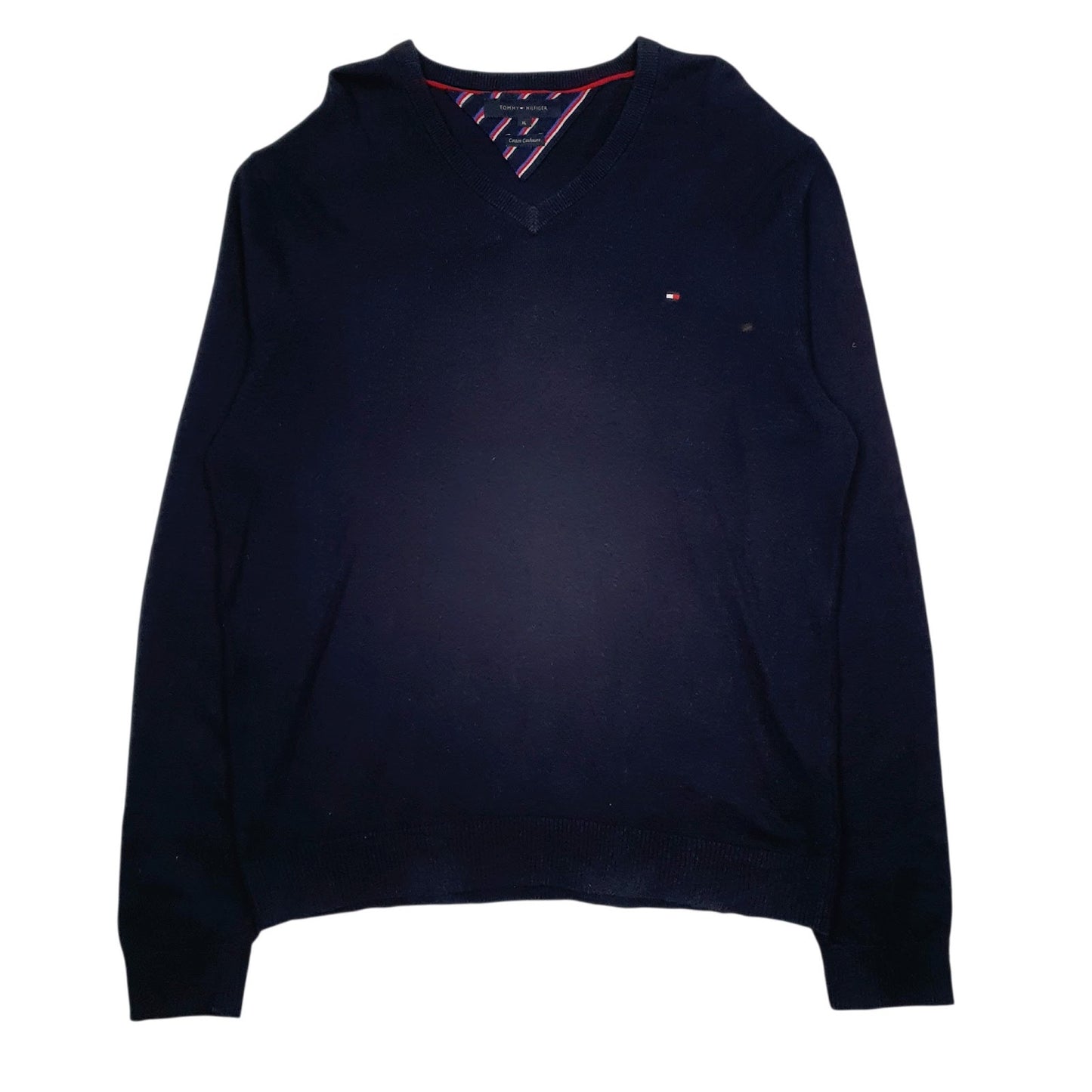 Mens Navy Tommy Hilfiger  Crewneck Jumper