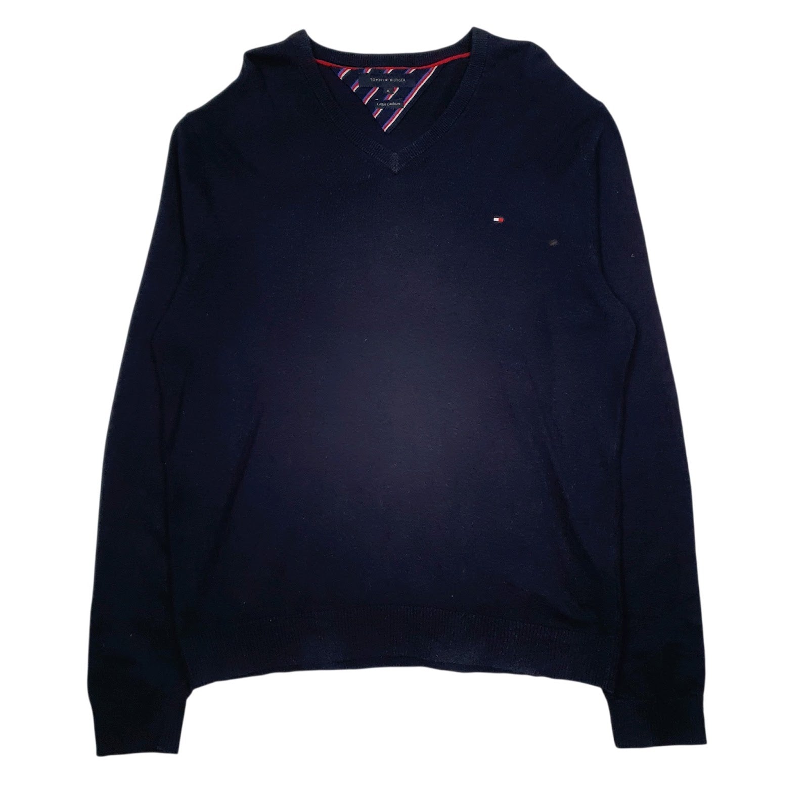 Mens Navy Tommy Hilfiger  Crewneck Jumper