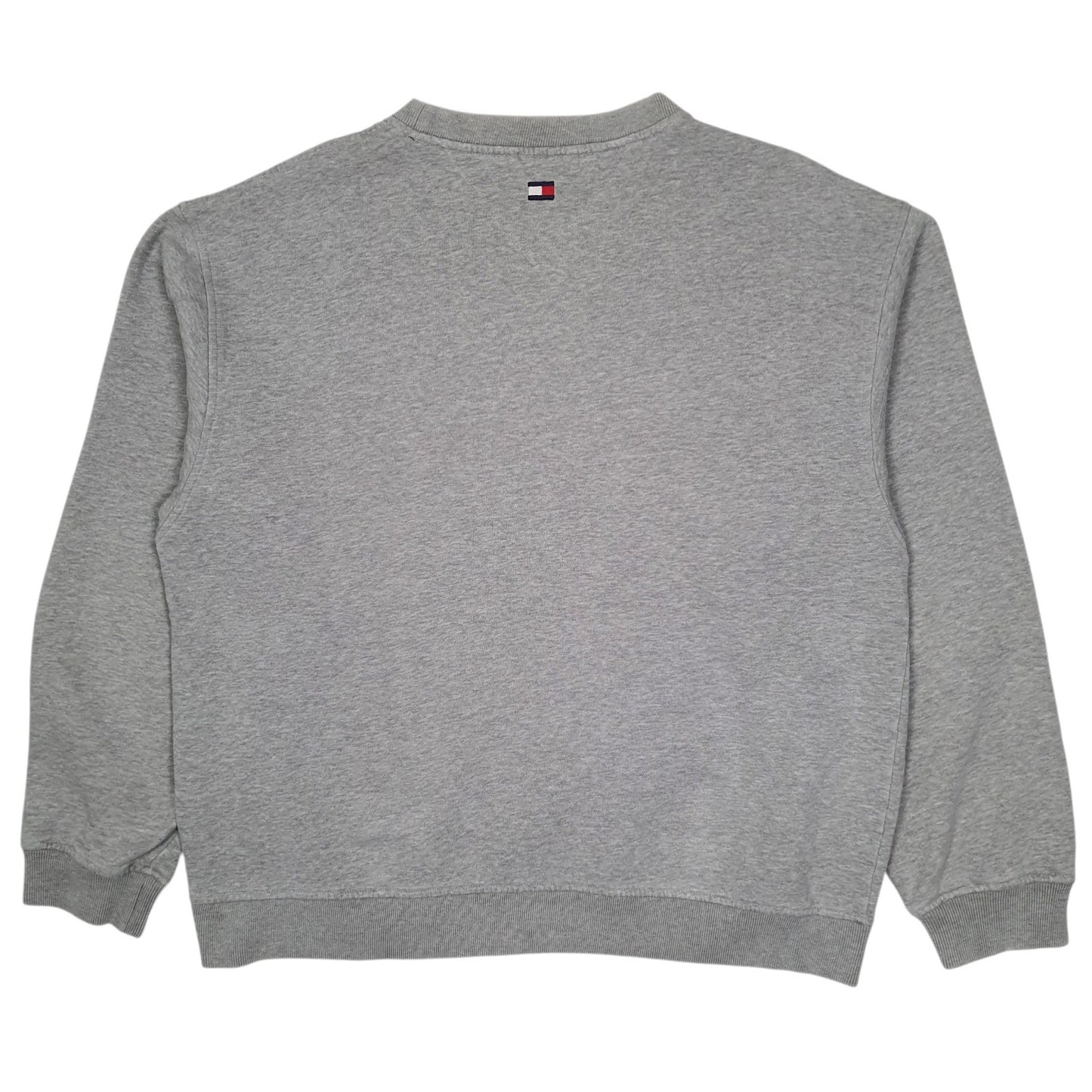 Mens Grey Tommy Hilfiger Golf Vintage 00s Crewneck Jumper