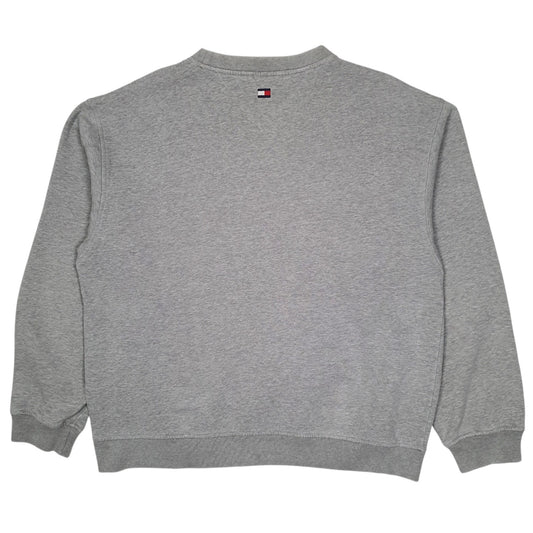 Mens Grey Tommy Hilfiger Golf Vintage 00s Crewneck Jumper