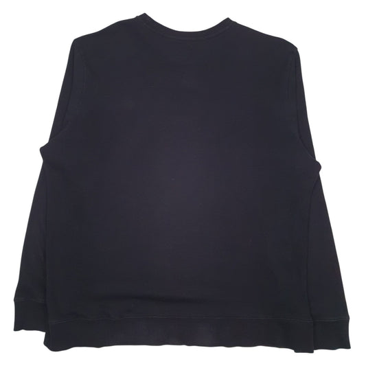 Mens Black Champion  Crewneck Jumper