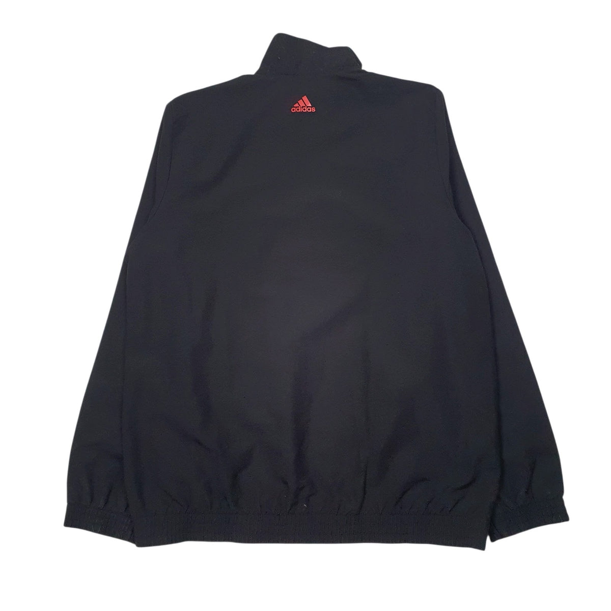 Mens Black Adidas Spellout  Coat