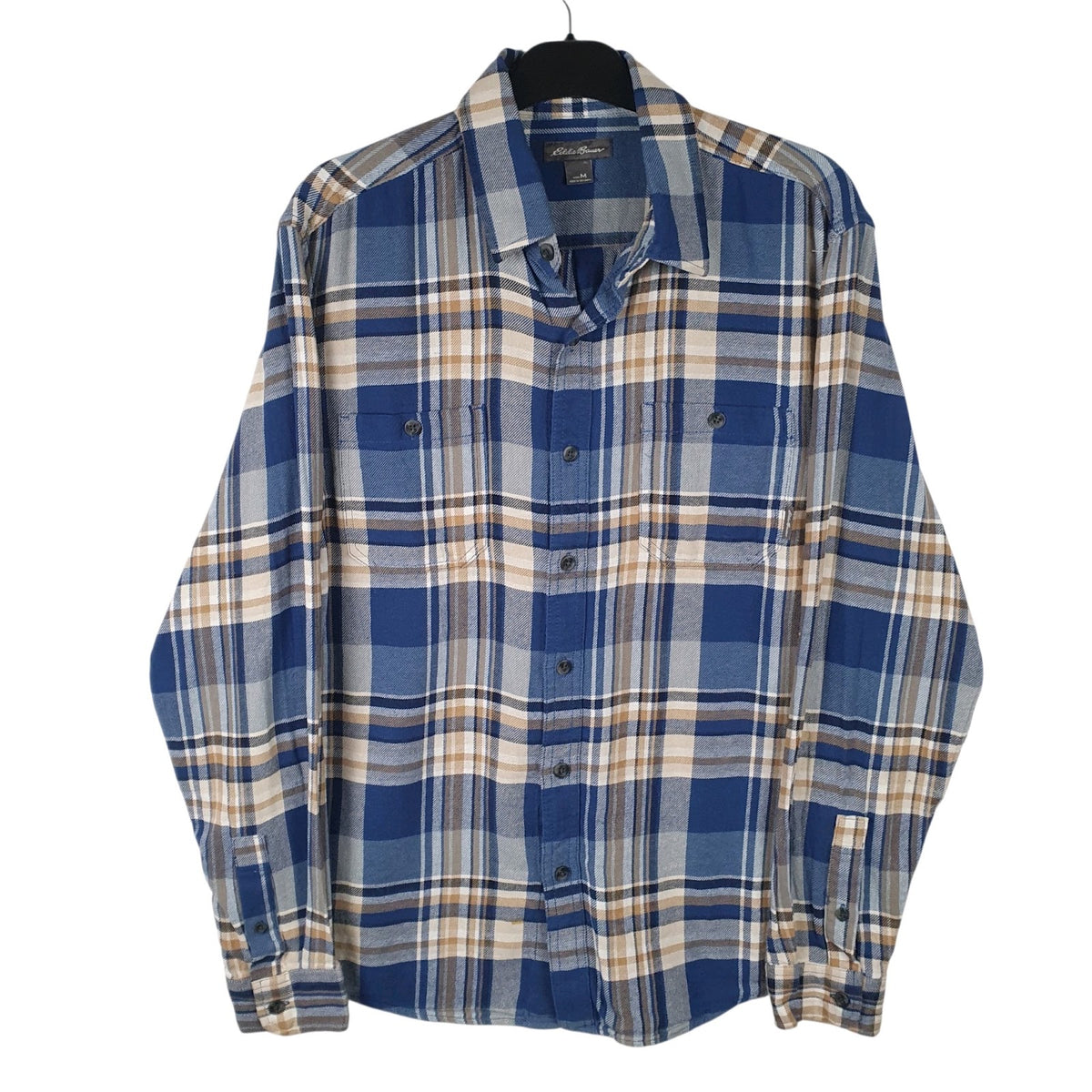 Mens Blue Eddie Bauer  Long Sleeve Shirt