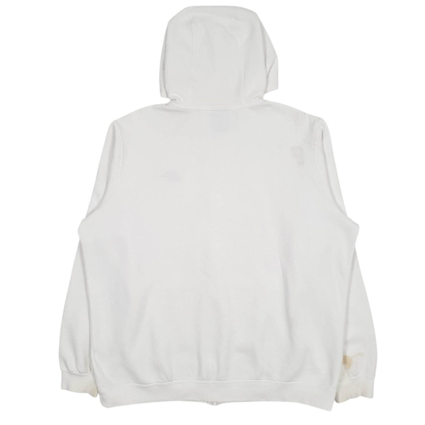 Mens White Nike  Full Zip Jumper
