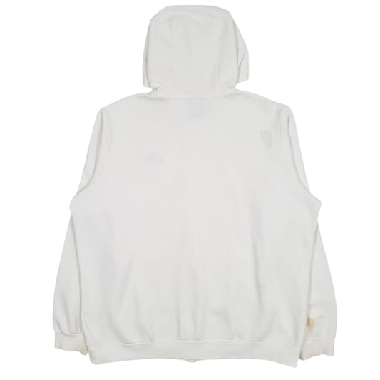 Mens White Nike  Full Zip Jumper