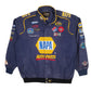 Mens Navy Chase Authentics Michael Waltrip SIGNED Vintage Napa  Coat