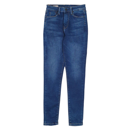 Womens Blue Pepe Jeans High Waisted Dion JeansW26 L28