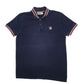 Mens Navy Fila  Short Sleeve Polo Shirt