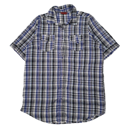 Mens Grey Moding  Short Sleeve Shirt