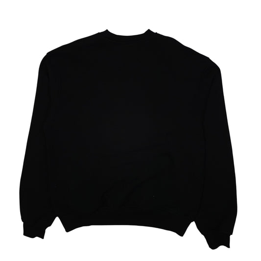 Mens Black Champion  Crewneck Jumper