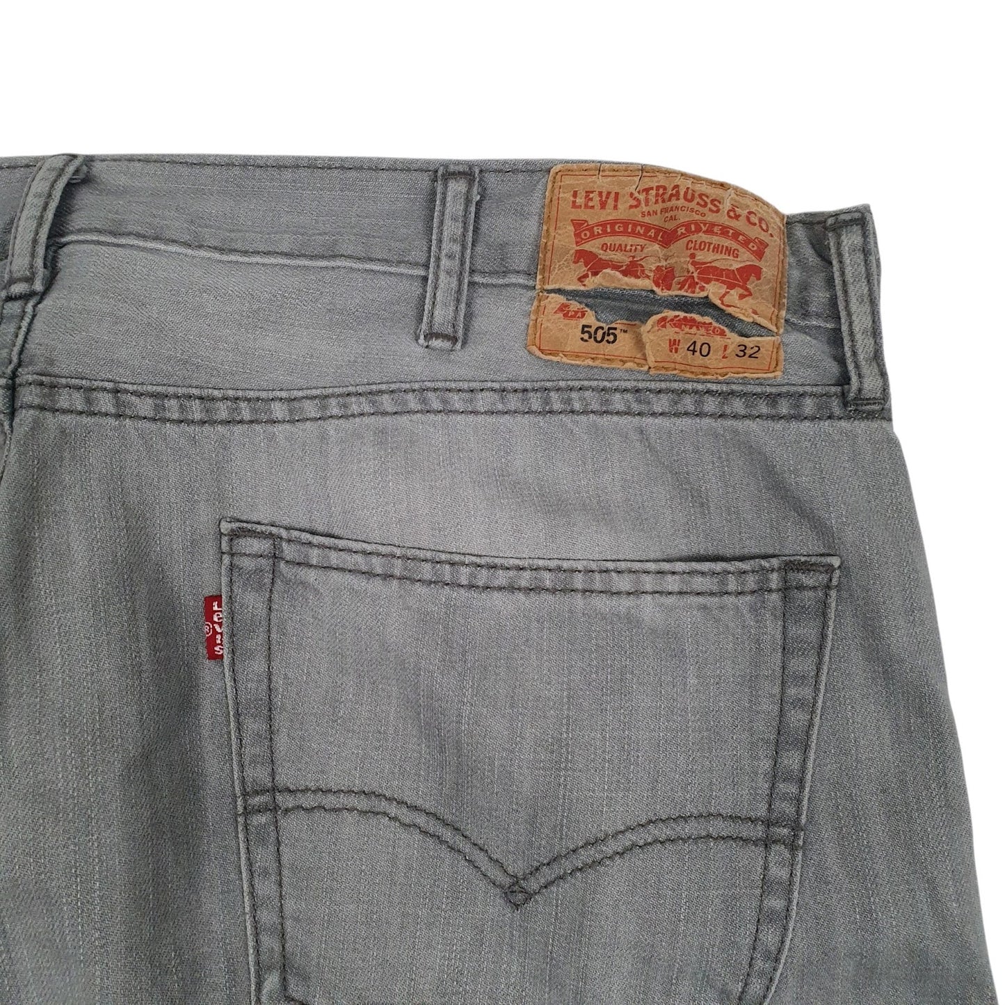 Mens Grey Levis   Jeans