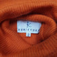 Womens Orange Kumikyoku  Turtle Neck Jumper