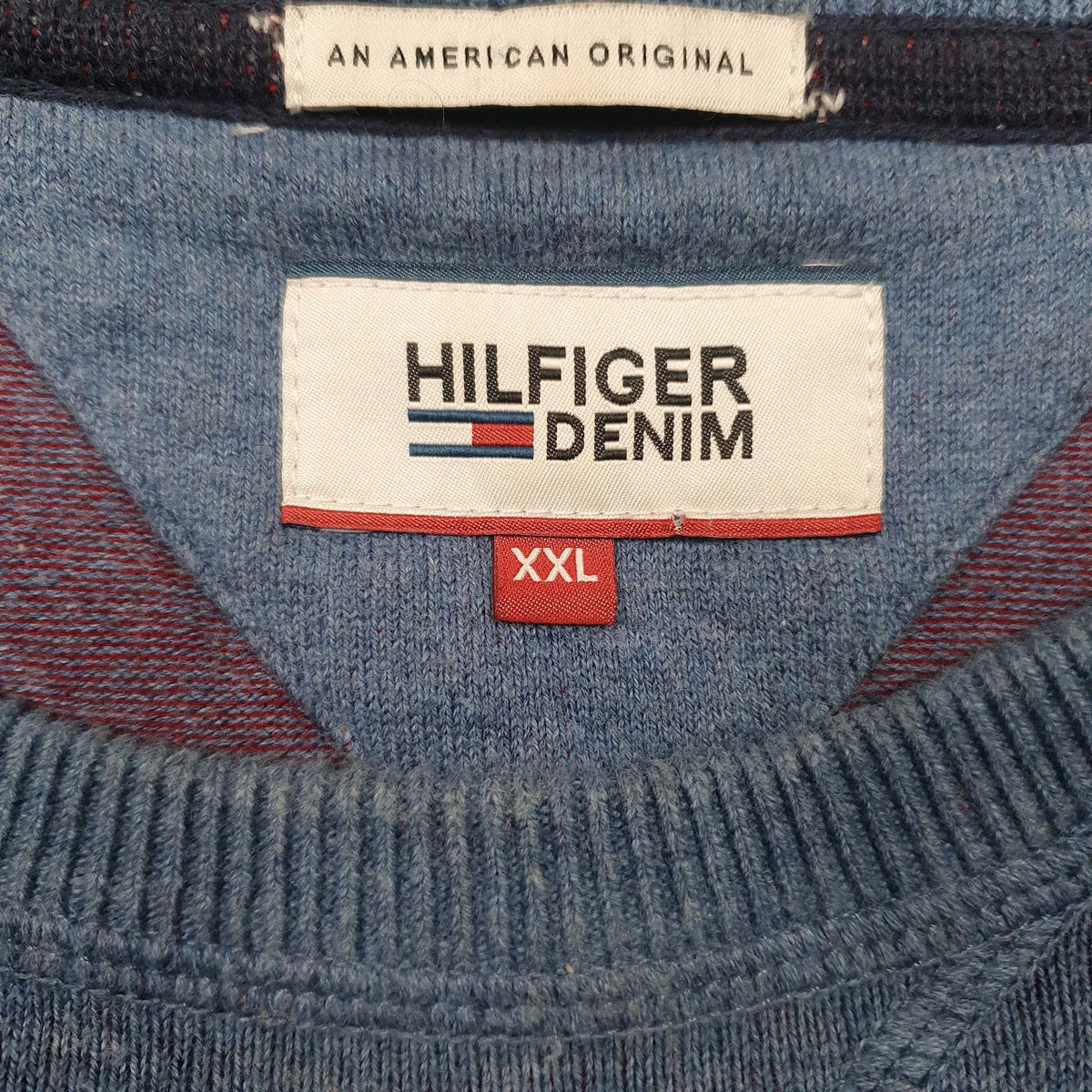 Womens Blue Tommy Hilfiger  Crewneck Jumper