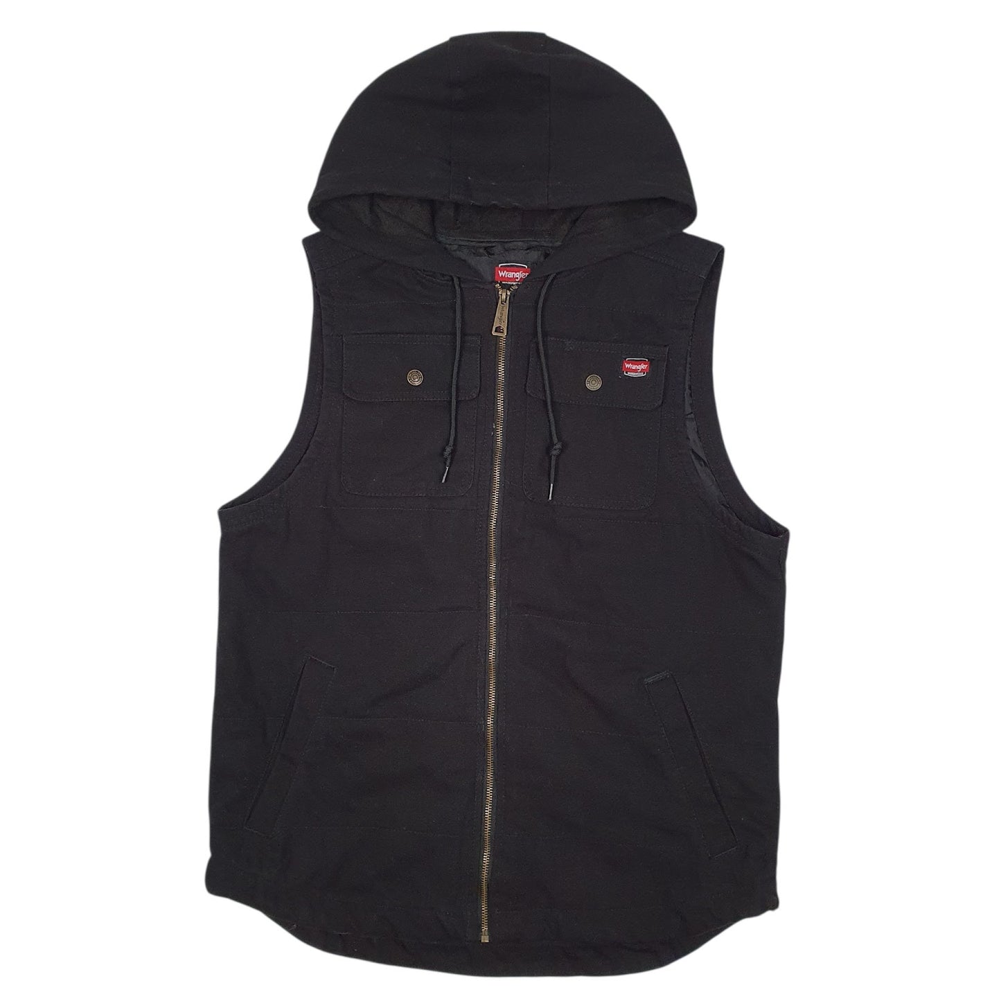 Mens Black Wrangler Hoodie  Coat