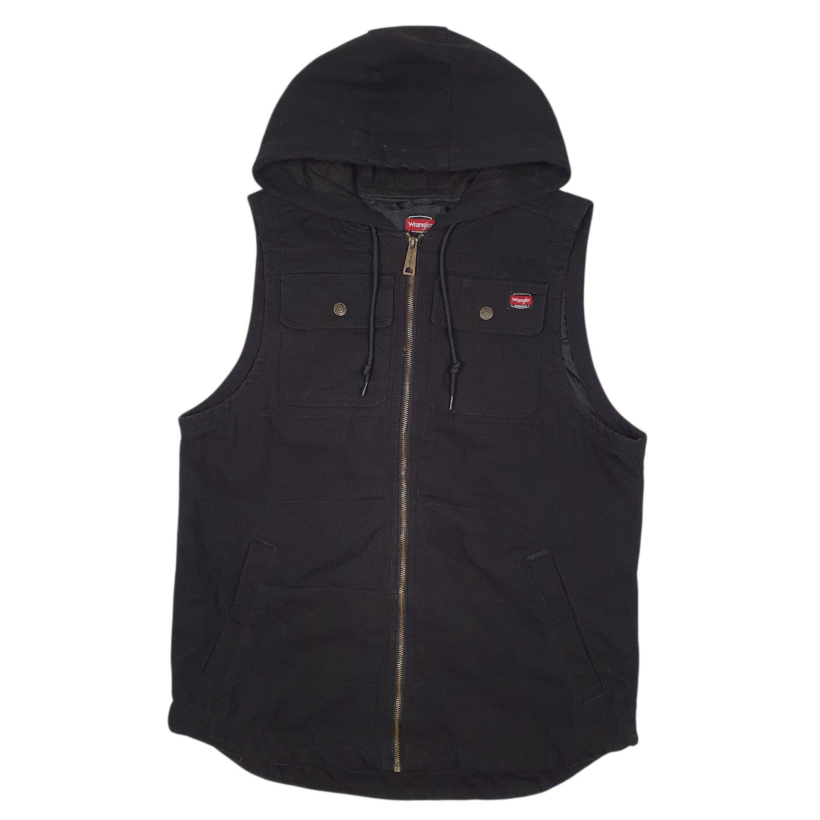 Mens Black Wrangler Hoodie  Coat
