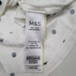 Womens White M&S Polka Dot Low Cut  T Shirt
