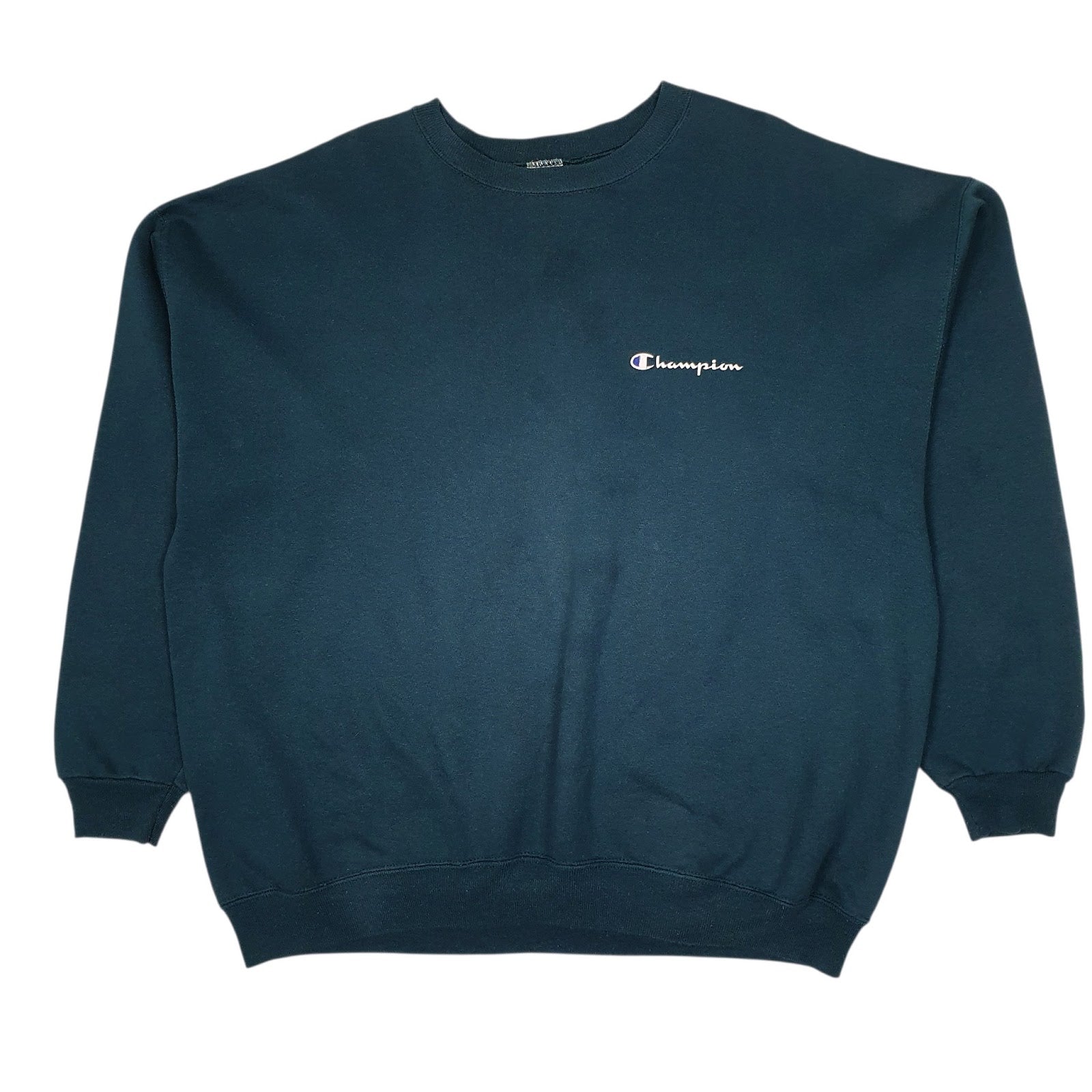 Mens Blue Champion Vintage 90s Crewneck Jumper