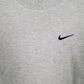 Mens Grey Nike Vintage 90s Crewneck Jumper