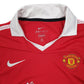 Mens Red Nike Manchester United Football Seaward  T Shirt