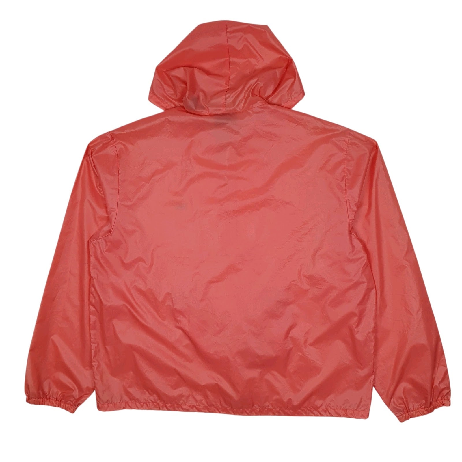 Mens Pink Lacoste Izod Vintage 90s Half Zip Hoodie Coat