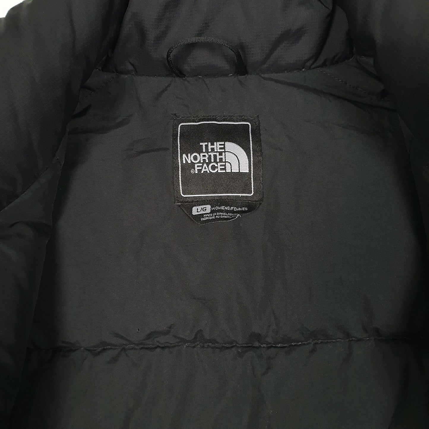 Womens Black The North Face Nuptse  Coat