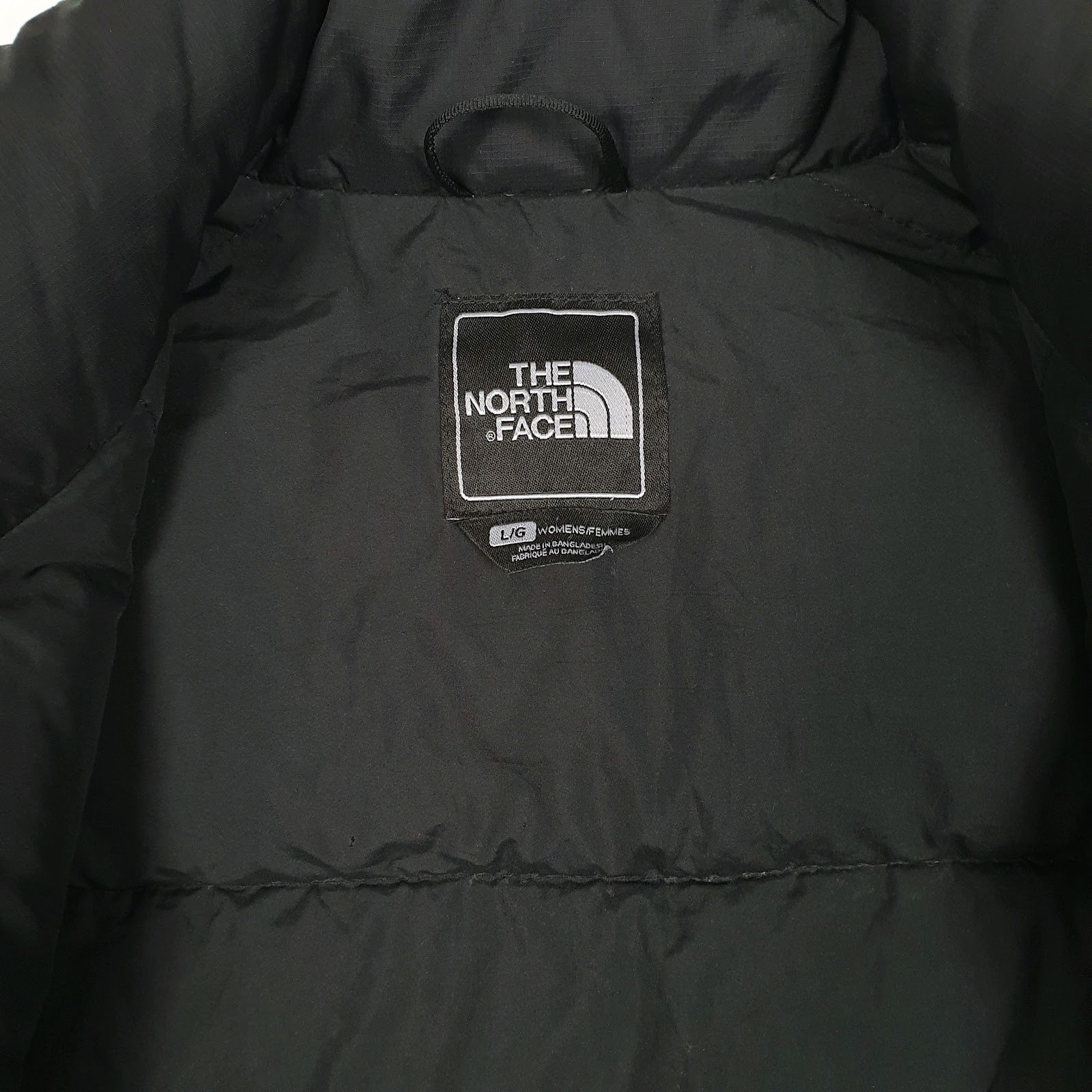 Womens Black The North Face Nuptse  Coat