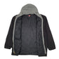 Mens Black Wrangler Chore Hoodie  Coat