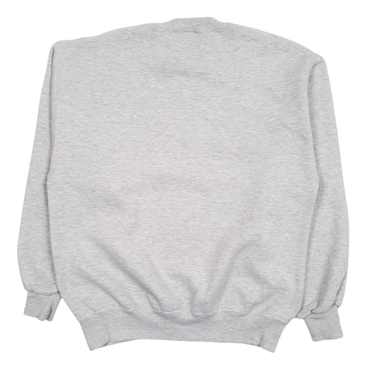 Mens Grey Russel Athletic Make A Wish Foundation Vintage 90s Made In USA Crewneck Jumper