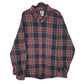 Mens Black L.L.Bean Flannel Long Sleeve Shirt