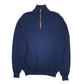 Mens Navy Polo Ralph Lauren Golf Quarter Zip Jumper