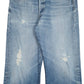 Mens Blue Levis Distressed  Jeans