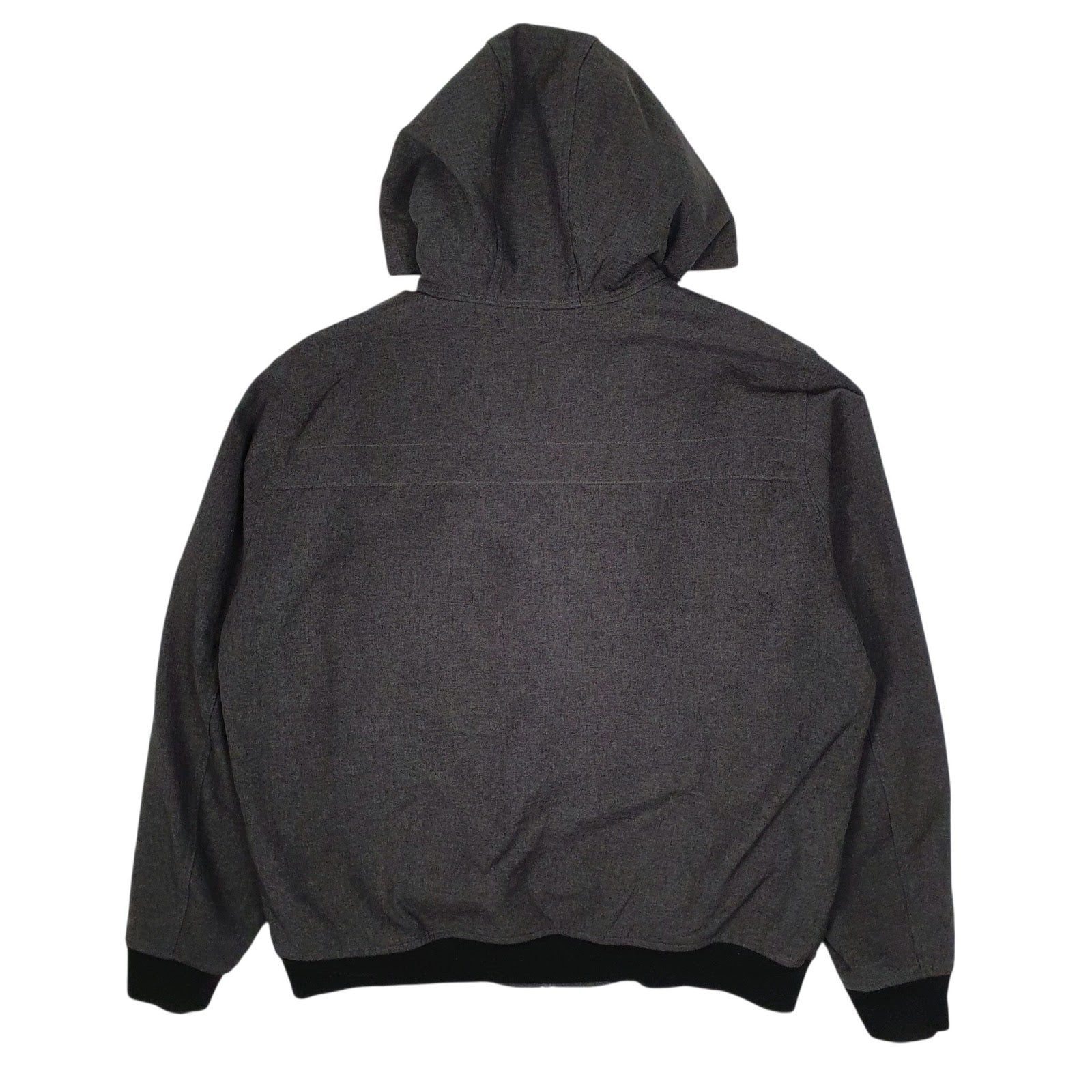 Mens Grey Levis Sherpa Lined Softshell Hoodie  Coat