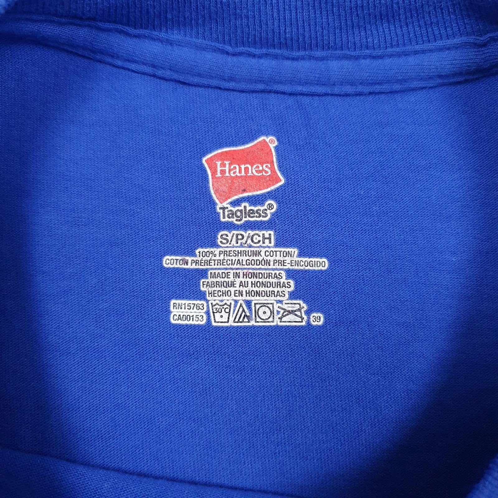 Mens Blue Hanes Mitchell Bluejackets  T Shirt