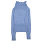 Womens Blue Urban Outfitters Stretch Turtle Neck Jumper