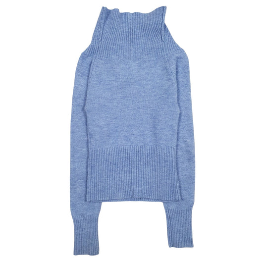 Womens Blue Urban Outfitters Stretch Turtle Neck Jumper