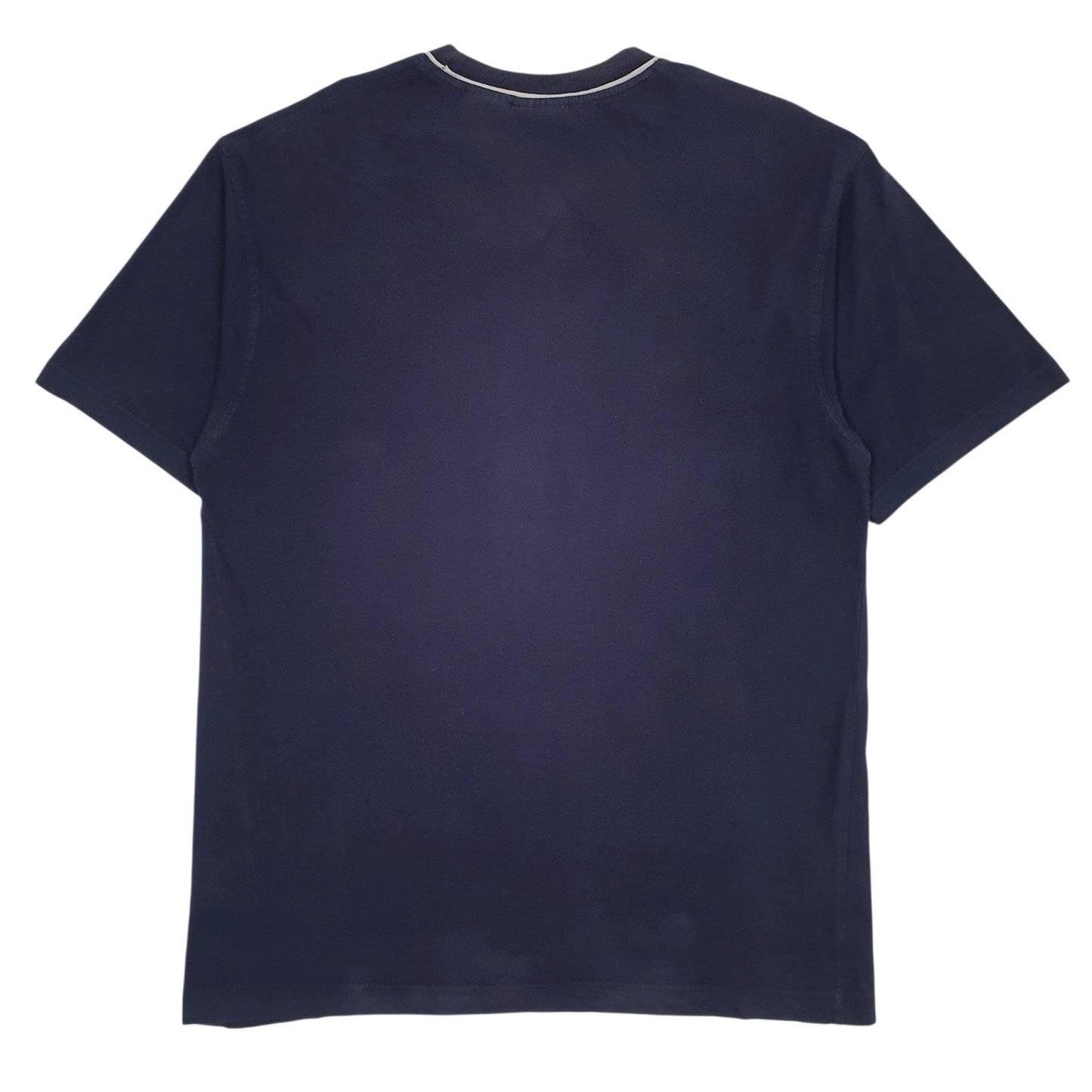 Mens Navy Fila Spellout  T Shirt