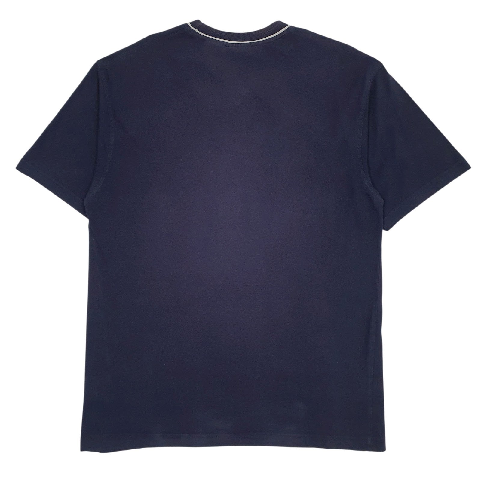 Mens Navy Fila Spellout  T Shirt