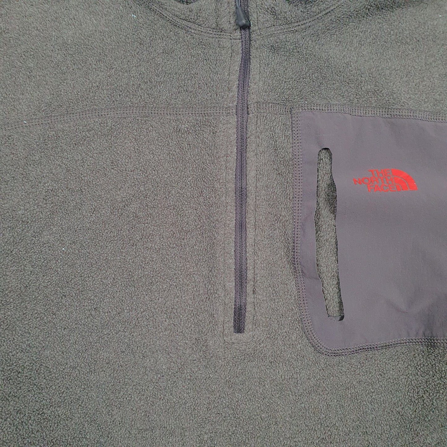 Mens Grey The North Face  Quarter Zip Jumper