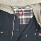 Mens Navy Levis Windbreaker Hoodie Chore  Coat