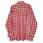 Mens Red Unbranded Western Plaid Vintage 90s  Shirt
